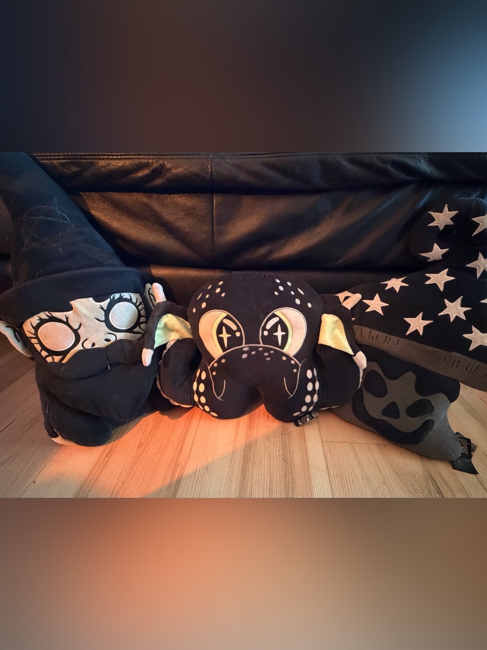 Killstar Gnome, Cthulu & Mushroom throw pillows